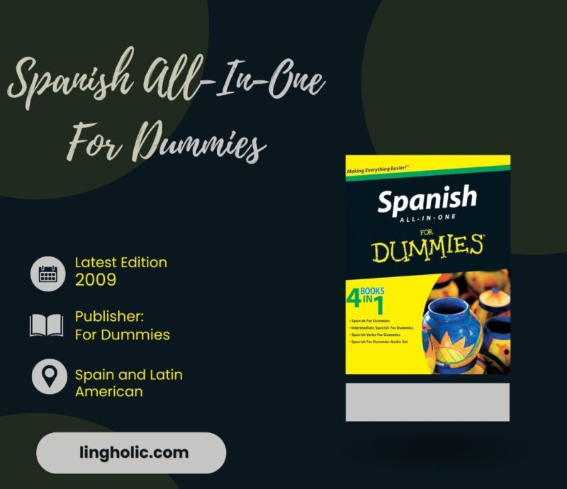 Spanish All-In-One For Dummies Book for Learning Language